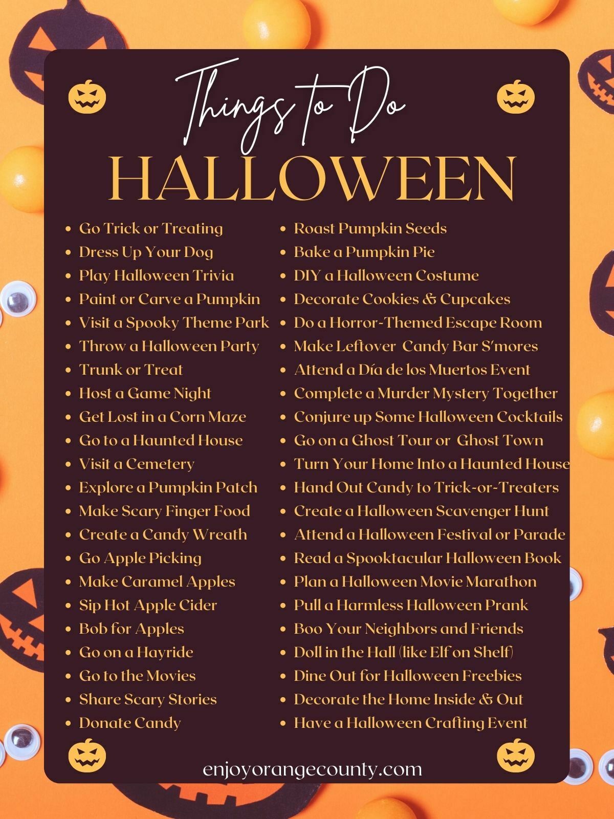 What to Do on Halloween: Pick a Plan for the Day
