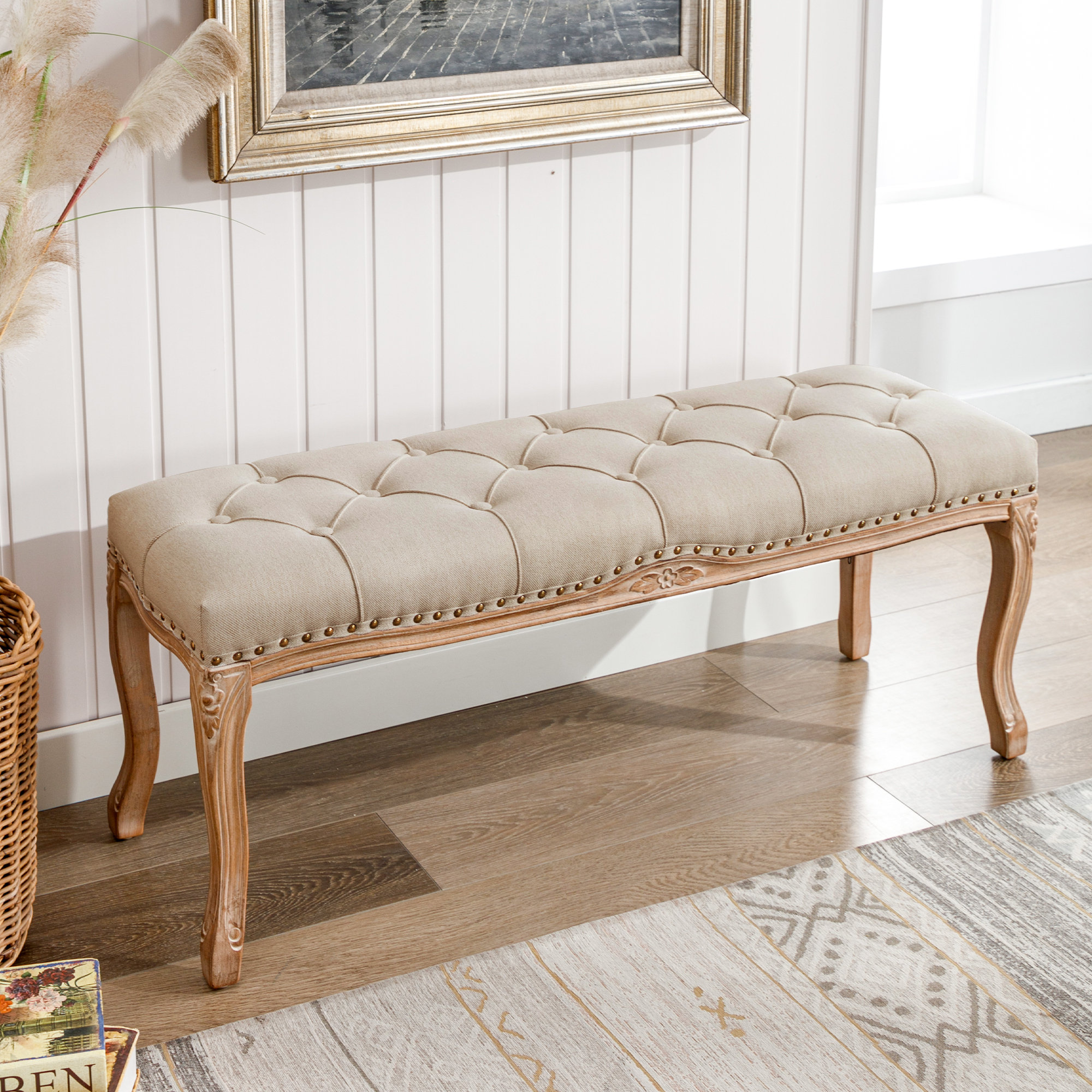 Upholstered Benches: Fabric, Cushioning and Placement