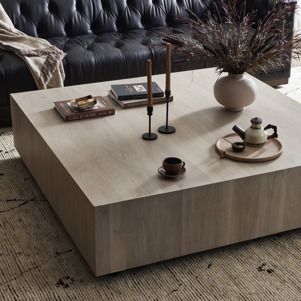 Square Coffee Tables: Matching Sectionals and Sofas