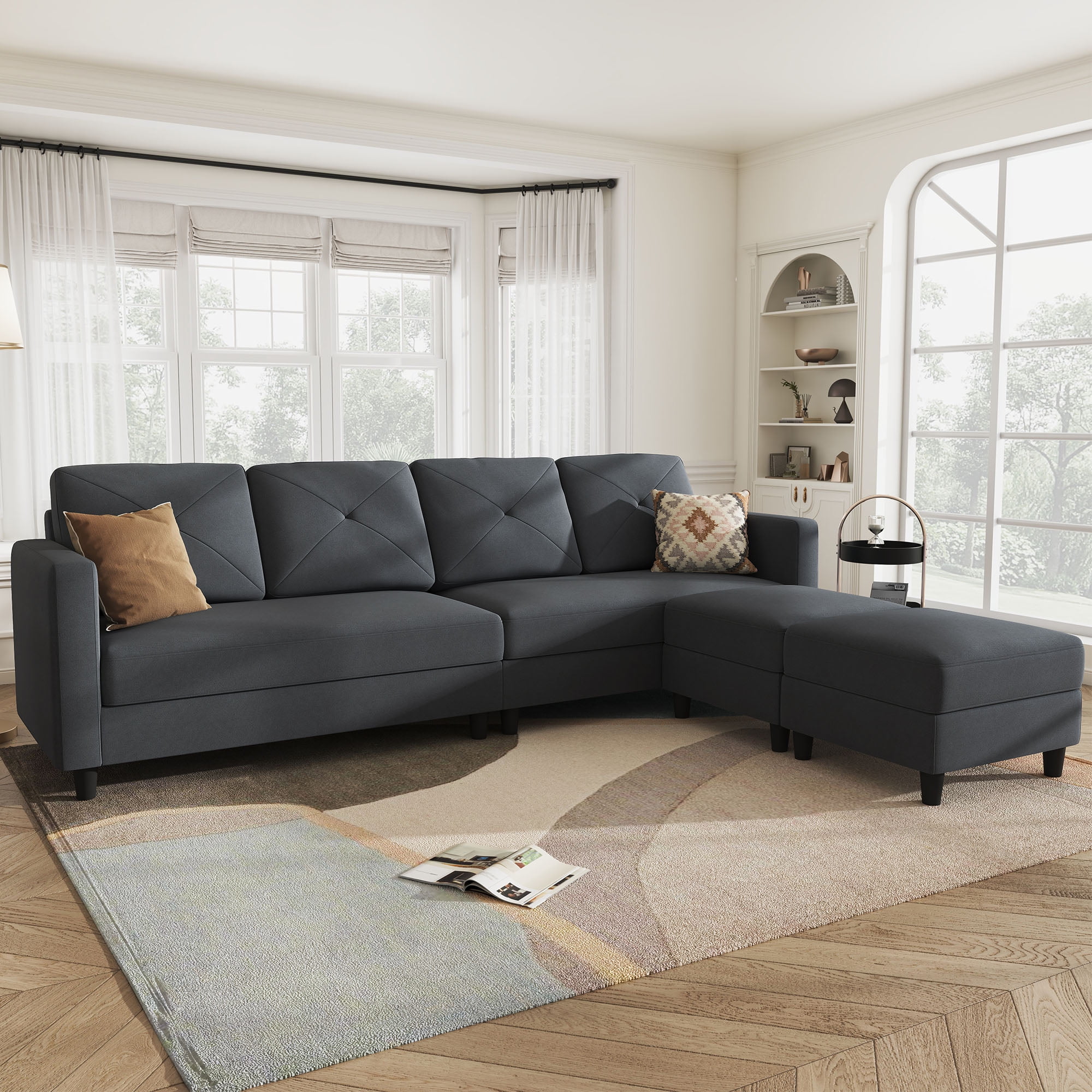L-Shaped Sectional Sofas for Different Floor Plans