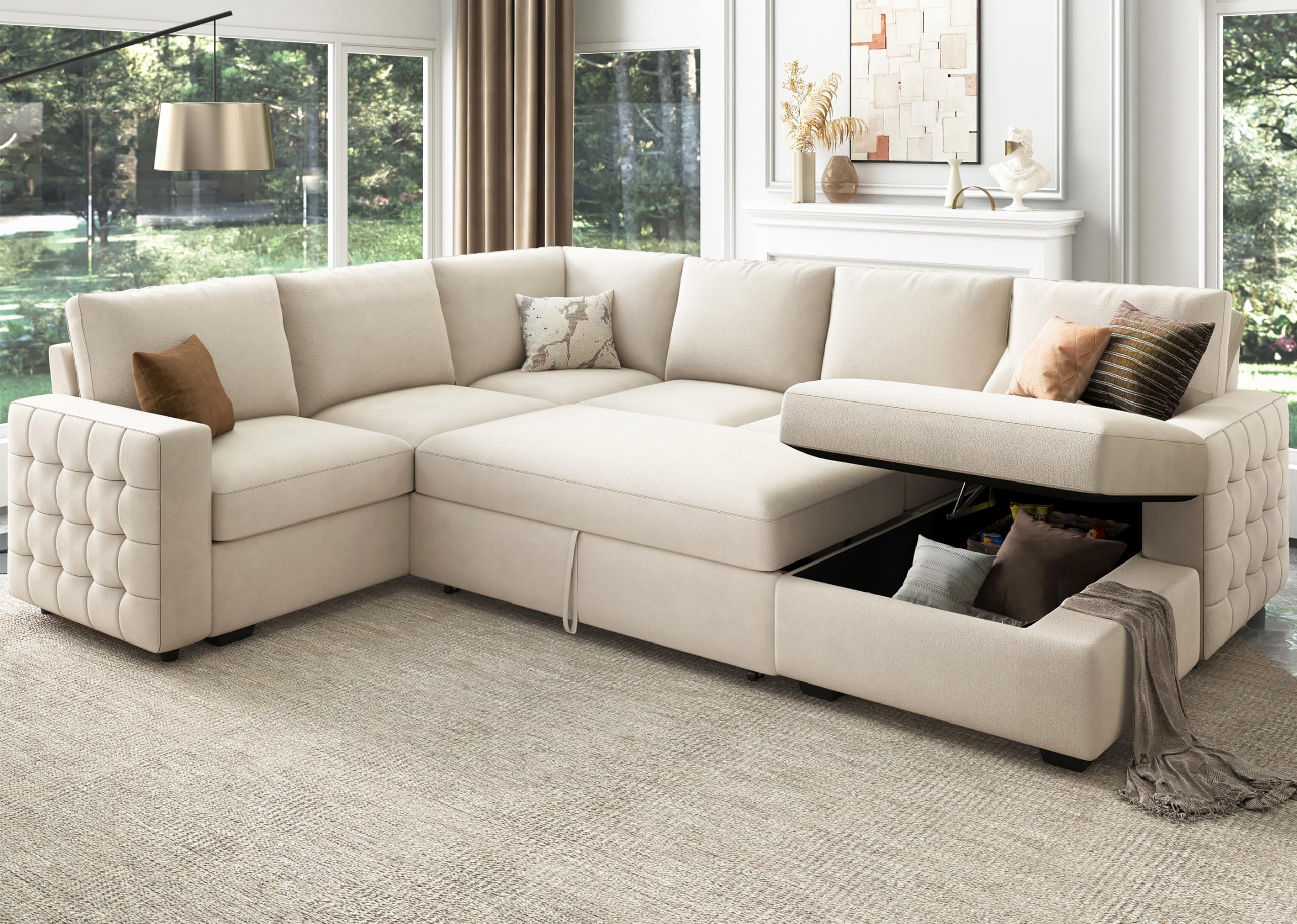 Sleeper Sectionals: Guest Beds and Living Room Fit