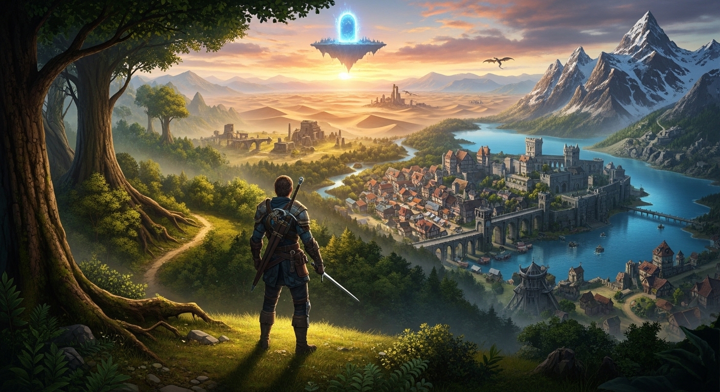 Open-World Action RPGs for Exploration and Combat