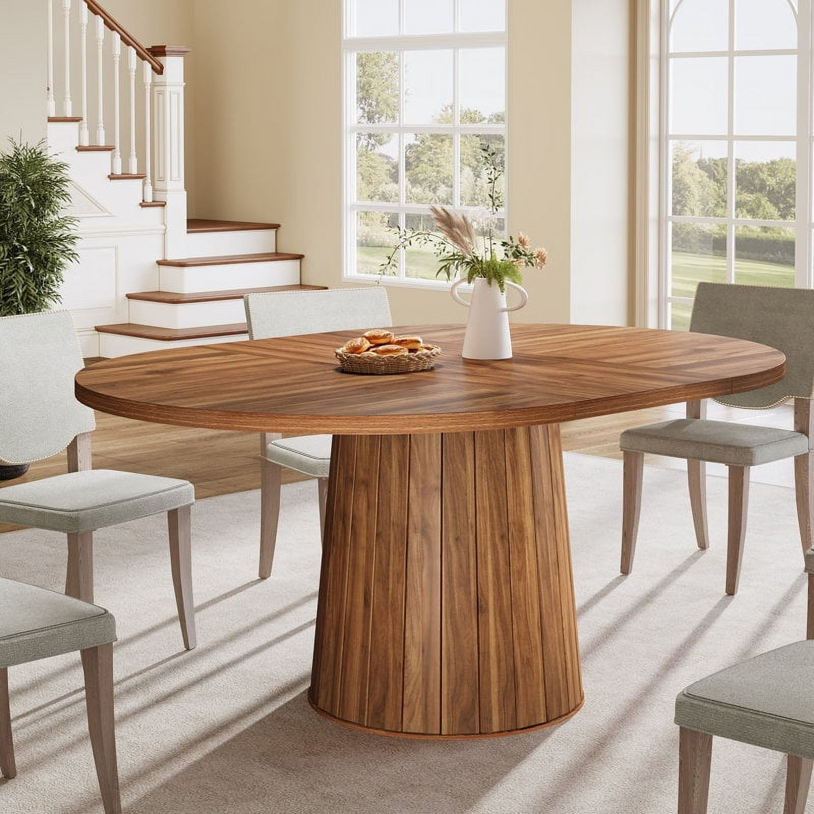 Pedestal Dining Tables: Base Types and Legroom