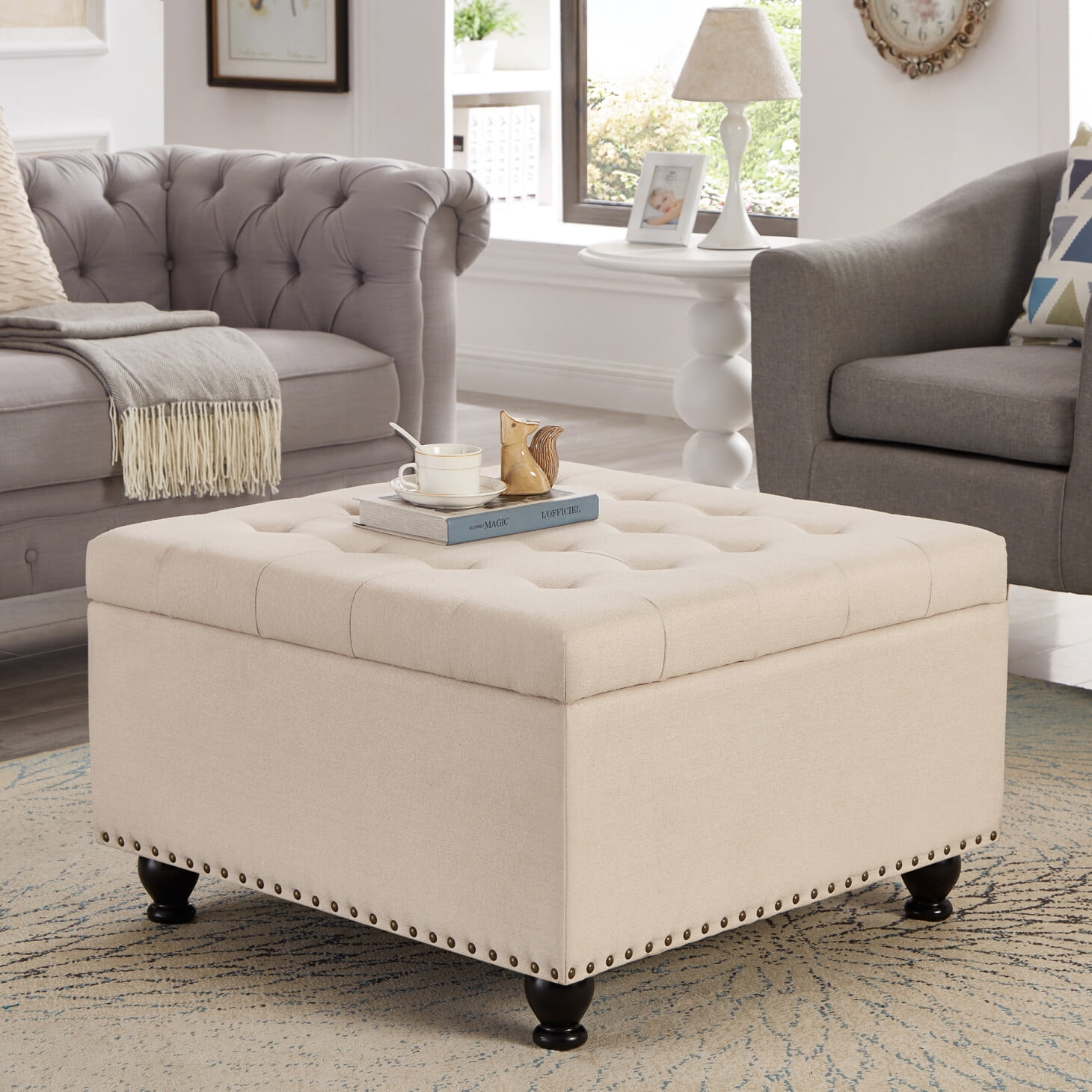 Square Ottomans: Matching Sectional Configurations