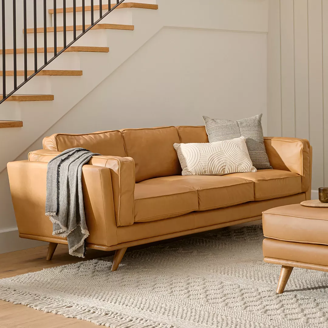How to Style a Tan Couch With Neutral Colors