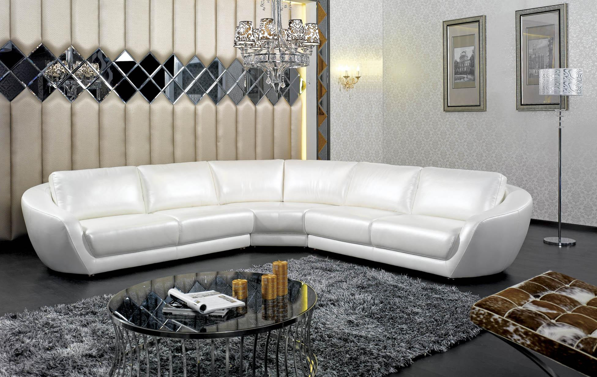White Leather Sofas and Practical Care