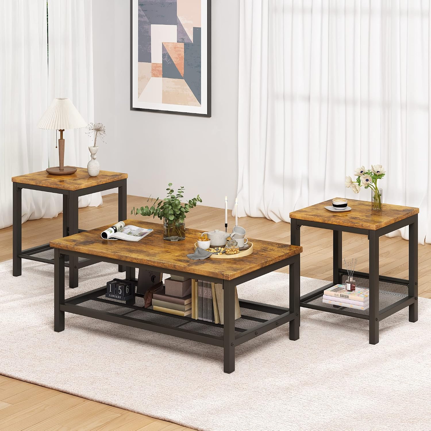 Coffee and End Table Sets: Matching or Mixing Pieces