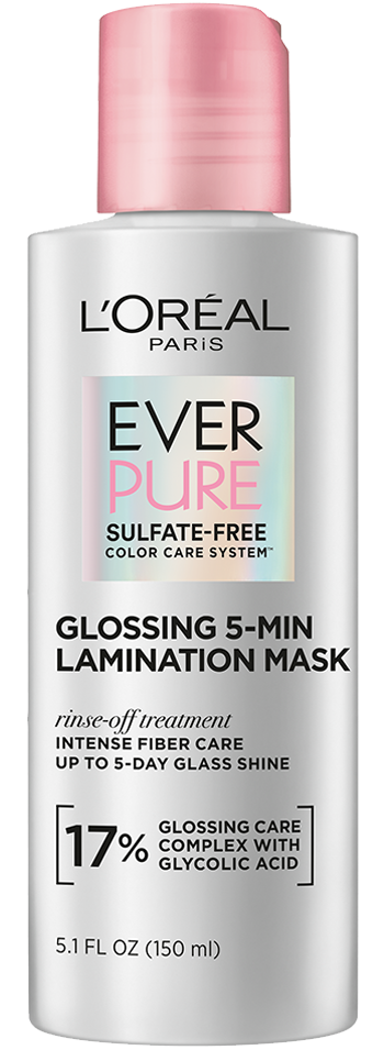 Using the L’Oréal EverPure Glossing Lamination Hair Mask