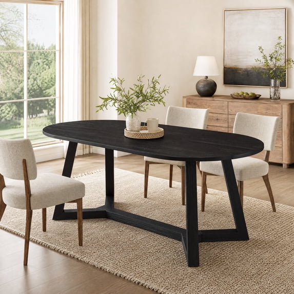 Oval Dining Tables: Soft Corners and Flexible Seating