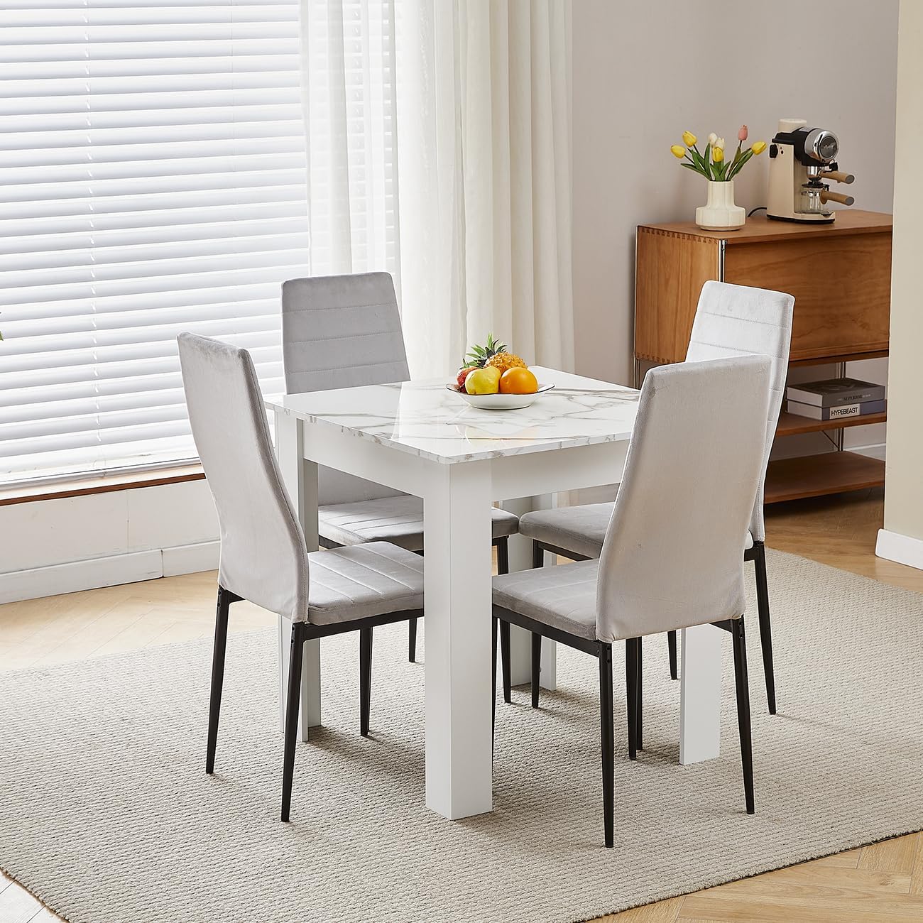 Small Dining Tables That Seat Four in Tight Spaces