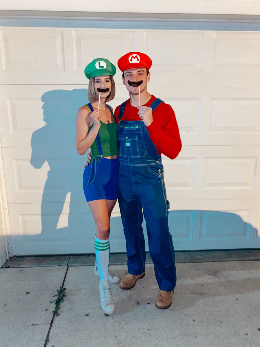 Mario and Luigi Duo Costumes for Two People