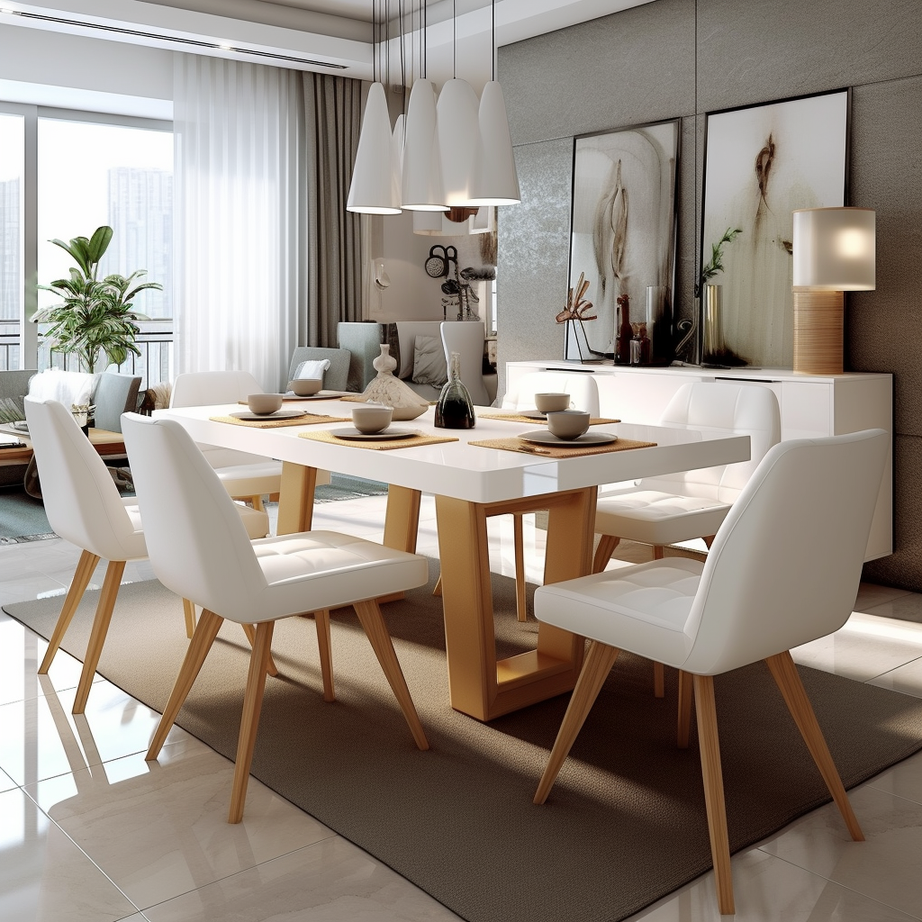 Modern Dining Tables: Materials and Simple Lines