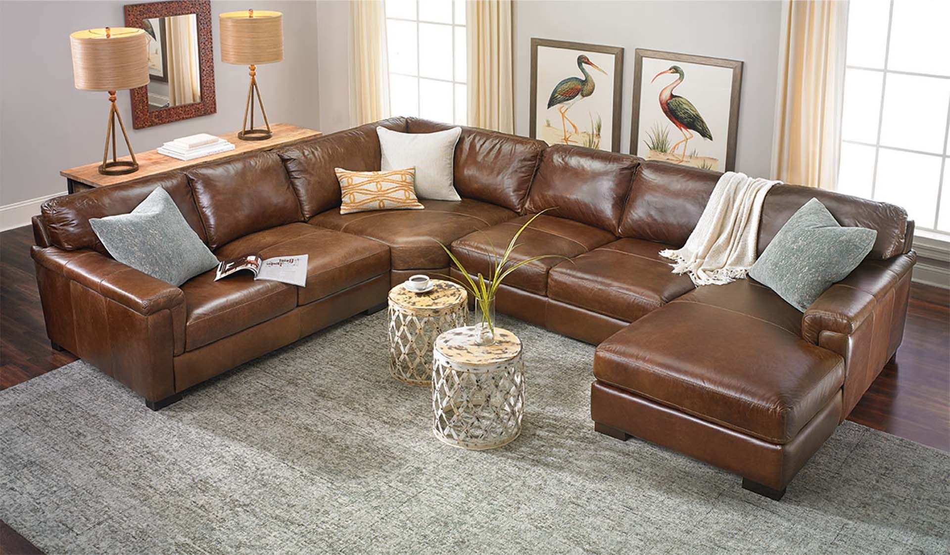 Leather Sectionals: Care, Wear and Family Use
